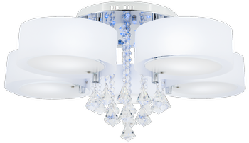 Lampa sufitowa plafon Antila 5xE27 LED z pilotem