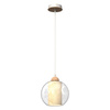 Lampa wisząca TELA 1xE27 fi20 szkło