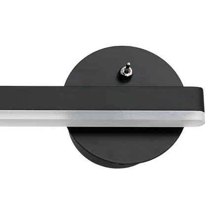 Kinkiet SYDNEY 6W LED BLACK lewy 30cm
