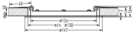 Oprawa stropowa biała panel LED SP-02 2245607