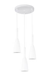 Solin 3 lampa wisząca biała LP-181/3P WH