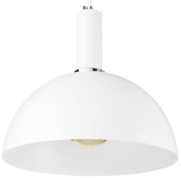 Lampa wisząca Loft metalowa Kopuła biała