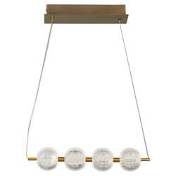 Light prestige Diamond 4 linia wisząca złota LP-2202/4L GD