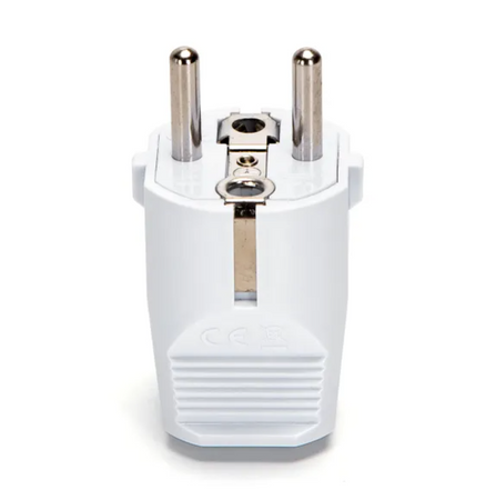 Wtyczka prądowa typu niemieckiego 16A biała