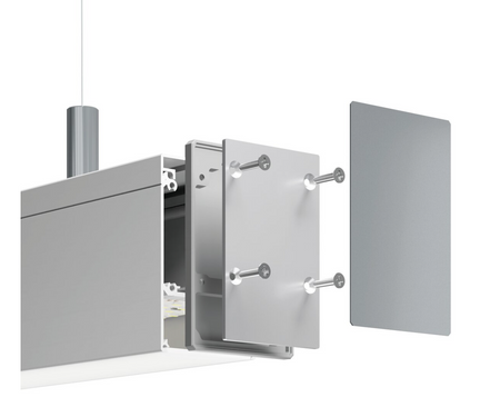 Zaślepka końcowa DES szara KLUŚ