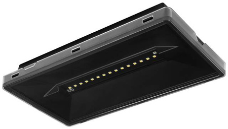 Oprawa awaryjna VELLA SO 350-P CB IP65 [BLK] (brak piktogramu w zestawie) / współpraca z centralną baterią / 87532