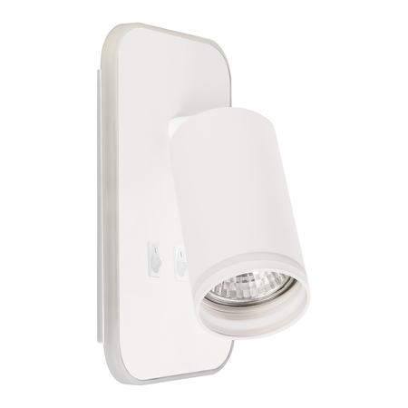 Oprawa Pipe Ring Kinkiet Biały 1xGU10 + LED 6W