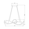 Lampa wisząca Marco Black 42W LED