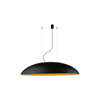 Nowodvorski Lampa wisząca czarno złota metalowa CANOE 