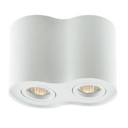 Oprawa OZZO n/t IVO 2W/W tubka podwójna ruchoma biała