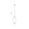 Lampa wisząca MARCO Graphite E27