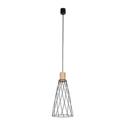 Lampa wisząca MODESTO Wood Sosna 1xGU10