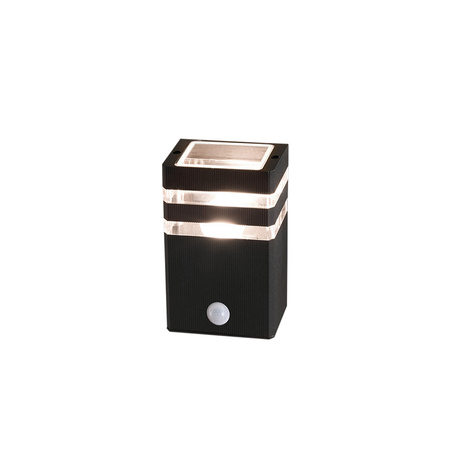 Nowodvorski Lampa zewnętrzna natynkowa czarna RIO SENSOR