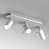 Lampa sufitowa PRESTON WHITE/CHROME 3x mini GU10