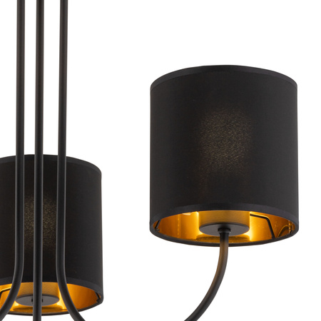 Lampa sufitowa TORENS Black 3xE27