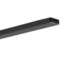Profil aluminiowy do LED MICRO-PLUS Kluś czarny 2m