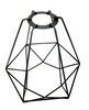 Klosz druciak E27 diament duży 19cm do lamp