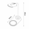 Lampka LED Tina wireless biała