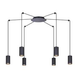 Lampa wisząca na sześć żarówek - pająk - K-4898 z serii PUERTO