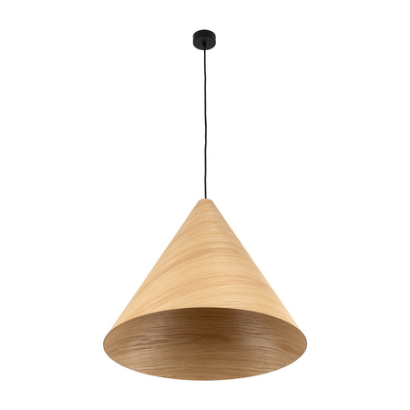 Tk Lighting SOLIS WOOD DĄB JASNY lampa wisząca 1xE27