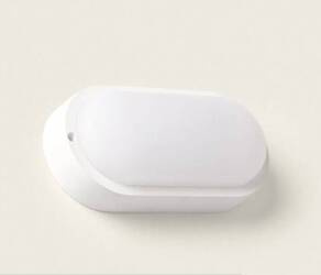 Plafon LED 25W Owalny 94x198 mm Hublot White 6500k z Czujnikiem Ruchu IP65