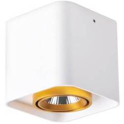 Oprawa natynkowa LED XENO kwadrat 15W 1200lm 3000K biało-złota