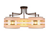 Lampa sufitowa biała/chrom 5xE27 Andy 35-00521