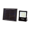 Projektor LED Solarny V-TAC 12W Pilot, AUTO, Timer IP65 VT-55100 4000K 1200lm