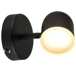 Kinkiet ruchomy LED RAWI 1 Czarny 3000K