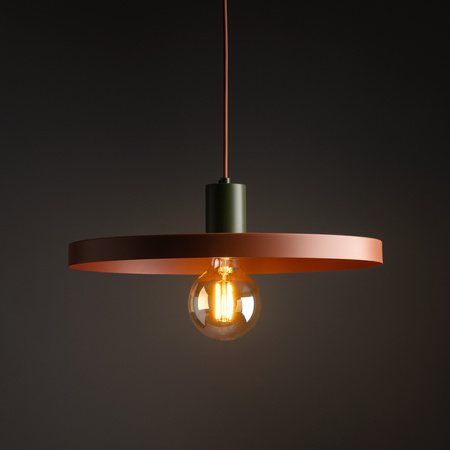 Tk Lighting SILA GREEN BRICK lampa wisząca 1XE27 400