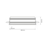 Zasilacz LED 100W hermetyczny IP67 12V