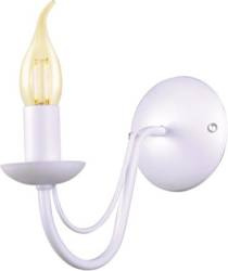 Nowoczesny, biały, świecznikowy kinkiet K-3998 z serii BARTEZ II