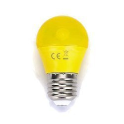 Żarówka LED 4W E27 G45 kulka żółta
