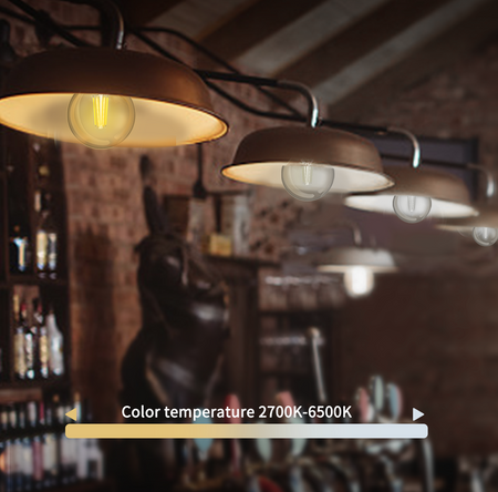  Inteligentna żarówka Smart LED FILAMENT E14 G45  kulka 4,5W Wi-Fi CCT 