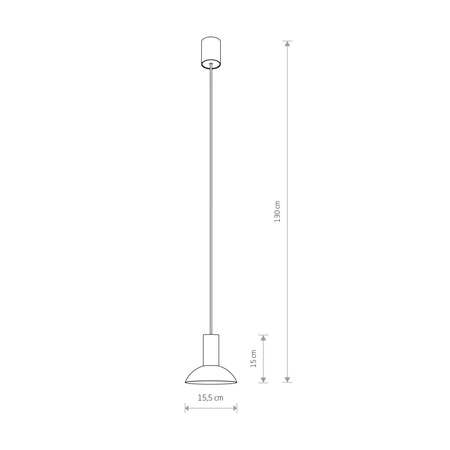 Nowodvorski Lampa wisząca metalowa czarna mosiądz HERMANOS 