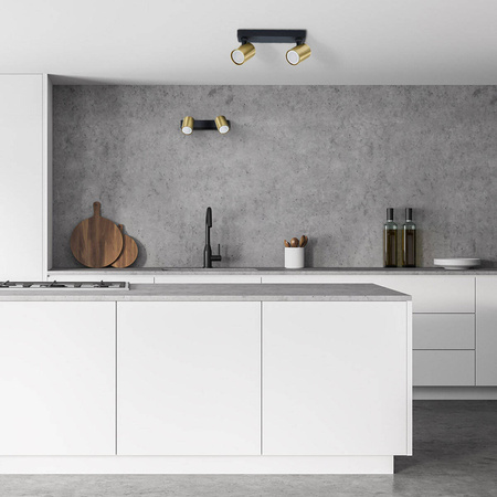 Lampa Spot Snow 2xGU10 złota