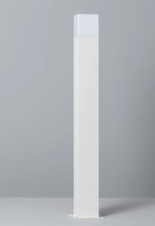 Lampa Ogrodowa stojąca 1xE27 Augusta Biała 74cm