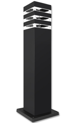 Lampa ogrodowa stojąca MALIBU 1xE27 czarny kwadrat 60cm