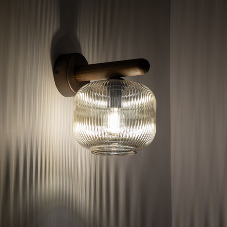 SALVIA BROWN KINKIET 1XE14