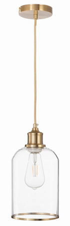 Lampa sufitowa wisząca szklana Eden słój
