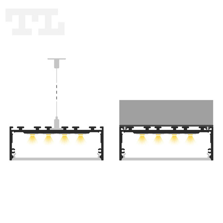 LED P27-3 Profil 2000 mm anod (nr kat 8627302)