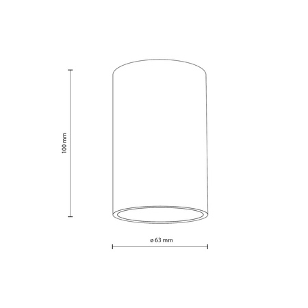 Tk Lighting FLARE WHITE GU10