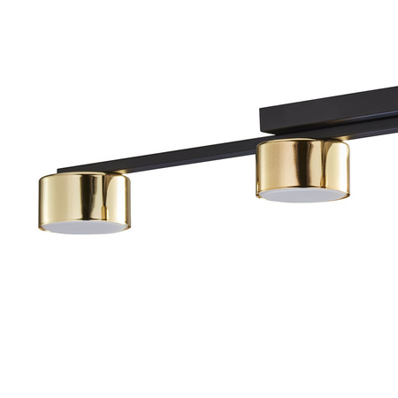 Lampa sufitowa DALLAS Gold/Black 4xGX53