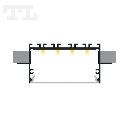 LED P23-2 Profil 1000 mm biały lakierowany (nr kat 8623210)