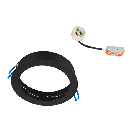 Oprawa podtynkowa Redondo Czarny 1xAR111 GU10