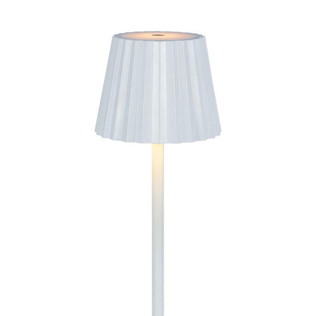 Lampka Biurkowa Nocna V-TAC 4W LED 37cm Ładowanie USB Ściemnianie Biała VT-1028 3000K-6000K 150lm