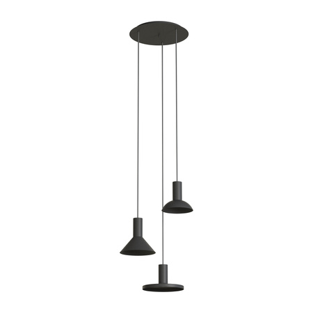 Lampa wisząca HERMANOS BLACK 3xGU10 czarna Nowodvorski 10905