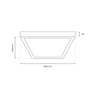 Lampa Sufitowa Casilla 24W LED 4000K Ø500 mm