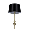 Lampa podłogowa Prima 1xE27 czarny abażur
