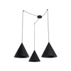Lampa wisząca CONO Black 3xE27
